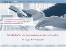 Tablet Screenshot of cobite.com